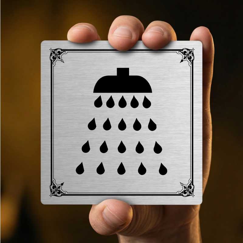 Sprcha, 148x148mm, bílá, Utah